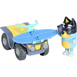 Moose Toys Bluey Vehicle & Figure - Beach Quad, Spielfahrzeug 