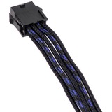 Phanteks Verlängerungskabel-Set S-Muster Black/Blue, 4-teilig schwarz/blau, 50cm