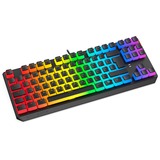 SPC Gear GK630K Tournament, Gaming-Tastatur schwarz/transparent, DE-Layout, Kailh RGB Brown, Pudding Edition