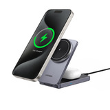 UGREEN W528 2-in-1 Magsafe Charger, Ladegerät grau