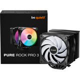 be quiet! Pure Rock Pro 3 LX Black, CPU-Kühler schwarz, 120 mm