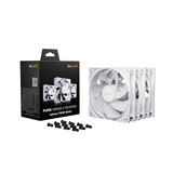 be quiet! Pure Wings 3 120mm PWM Reverse White 3-Pack, Gehäuselüfter weiß, 3er-Pack, 120 mm