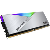 ADATA CUDIMM 48 GB DDR5-9200 (2x 24 GB) Dual-Kit, Arbeitsspeicher silber, AX5CU9200C4224G-DCLACRSG, XPG Lancer Neon RGB
