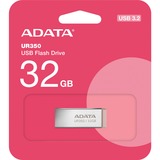 ADATA UR350 32 GB, USB-Stick nickel/braun, USB-A 3.2 Gen 1 (5 Gbit/s)