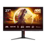 AOC 27G4HA, Gaming-Monitor 68.6 cm (27 Zoll), schwarz (matt), FullHD, Fast-IPS, HDMI, DP, Lautsprecher, 200Hz Panel
