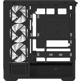 Aerocool P500B Digi-BK-v1 , Tower-Gehäuse schwarz, Tempered Glass x 2