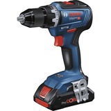 Bosch 18V Profi Set, 5 Werkzeuge (GSR, GWS, GKS, GSA, GST), Werkzeug-Set blau, 3x Li-Ion Akku 4,0Ah, Werkzeugtasche