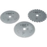 Bosch Professional PRO Wood Cordless Kreissägeblatt 165 mm 3 Stück, Promo-Pack