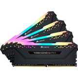 Corsair DIMM 32 GB DDR4-3600 Kit, Arbeitsspeicher schwarz, CMW32GX4M4D3600C16, Vengeance RGB PRO, XMP