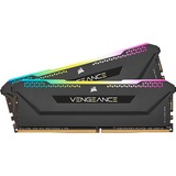 Corsair DIMM 32 GB DDR4-3600 Kit, Arbeitsspeicher schwarz, CMH32GX4M2D3600C18, Vengeance RGB PRO SL, XMP