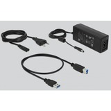 DeLOCK USB 3.0 Docking- und Klonstation, Dockingstation schwarz, 2.5" SATA HDD / SSD