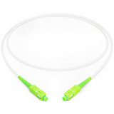 Digitus Glasfaser-Simplex-Patchkabel, stahlarmiert, Singlemode, SC/APC > SC/APC weiß, 5 Meter