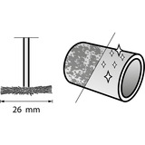 Dremel Borstenbürste Ø 19 mm (403)  2 Stück, Schaft  Ø 3,2mm