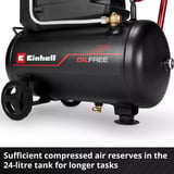 EINHELL Kompressor TC-AC 190/24/8 I OF schwarz, 1.100 Watt