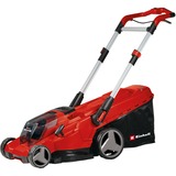 EINHELL Power X-Change Akku-Rasenmäher RASARRO 36/42, 36Volt (2x18V) rot/schwarz, 2x Li-Ionen Akku 4,0Ah