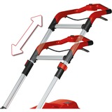 EINHELL Power X-Change Akku-Rasenmäher RASARRO 36/42, 36Volt (2x18V) rot/schwarz, 2x Li-Ionen Akku 4,0Ah