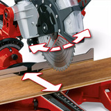 EINHELL Zug-Kapp-und Gehrungssäge TC-SM 2534/1 Dual rot/schwarz, 2.100 Watt