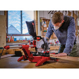EINHELL Zug-Kapp-und Gehrungssäge TC-SM 2534/1 Dual rot/schwarz, 2.100 Watt