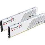G.Skill DIMM 32 GB DDR5-5600 (2x 16 GB) Dual-Kit, Arbeitsspeicher weiß, F5-5600J2834F16GX2-RS5W, Ripjaws S5, INTEL XMP