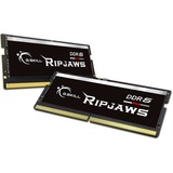 G.Skill SO-DIMM 32 GB DDR5-5200 (2x 16 GB) Dual-Kit, Arbeitsspeicher schwarz, F5-5200S3838A16GX2-RS, Ripjaws, XMP