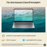HP OmniBook Ultra 14-fd0097ng, Notebook silber, AMD Ryzen AI 9 HX 375, AMD Radeon 890M, 32 GB LPDDR5X, 1 TB (1 TB SSD), Windows 11 Home