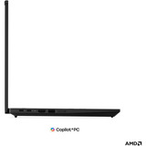 Lenovo ThinkPad T14 AMD G7 (21WV001YGE), Notebook schwarz, AMD Ryzen AI 5 PRO 440, AMD Radeon 840M, 16 GB DDR5, 512 GB (512 GB SSD), Windows 11 Pro