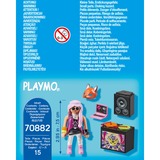 PLAYMOBIL 70882 specialPLUS DJ mit Mischpult, Konstruktionsspielzeug Inkl. cooler Fuchsmaske