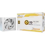 Seasonic Core GX-750-V2-WHITE 750W, PC-Netzteil weiß, 1x 12-Pin High Power GPU, 2x PCIe, Kabalmanagement, 850 Watt