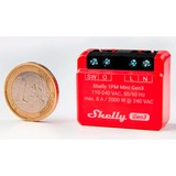 Shelly Plus 1 PM Mini Gen3 Sparpack, Relais rot, 8er Pack