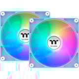 Thermaltake CT140 Reverse ARGB Sync PC Cooling Fan Hydrangea Blue, Gehäuselüfter hellblau, 2er Pack, Reverse, 140 mm