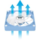 Thermaltake CT140 Reverse ARGB Sync PC Cooling Fan Hydrangea Blue, Gehäuselüfter hellblau, 2er Pack, Reverse, 140 mm
