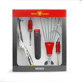 WOLF-Garten multi-star Mini-Set P 262, 5-teilig, Garten-Set rot/grau