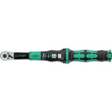 Wera Drehmomentschlüssel mit Umschaltknarre Click-Torque Lock A 5 schwarz/grün, Abtrieb 1/4", 2,5 bis 25Nm