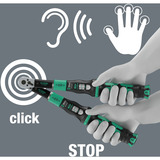 Wera Drehmomentschlüssel mit Umschaltknarre Click-Torque Lock A 5 schwarz/grün, Abtrieb 1/4", 2,5 bis 25Nm