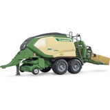 bruder 02033 Krone Big Pack 1290HDP VC, Modellfahrzeug grün, mit 2 Quaderballen