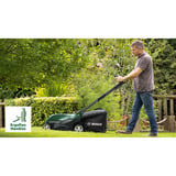 Bosch Heimwerken & Garten Akku-Rasenmäher AdvancedRotak 36V-44-750, 36 Volt grün/schwarz, 2x Li-Ionen Akku 4,0Ah, POWER FOR ALL