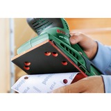 Bosch Heimwerken & Garten Multischleifer PSM 200 AES + 29-teiliges Zubehör-Set grün, 200 Watt, SystemBox