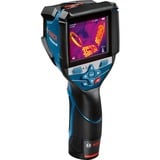 Bosch Professional Akku-Wärmebildkamera GTC 600 C Professional, 12Volt, Thermodetektor blau/schwarz, Li-Ionen-Akku 2,0Ah, L-BOXX