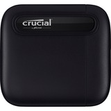 Crucial X6 Portable SSD 1 TB, Externe SSD schwarz, USB-C 3.2 Gen 2 (10 Gbit/s)