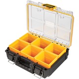 DEWALT TOUGHSYSTEM 2.0 Halbformat Organizer, tief, Werkzeugkiste gelb