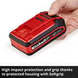 EINHELL Akku Power-X-Change Plus TWIN-PACK 18Volt 3,0Ah rot/schwarz, 2 Stück, ohne Ladegerät