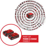 EINHELL Akku Power-X-Change Plus TWIN-PACK 18Volt 3,0Ah rot/schwarz, 2 Stück, ohne Ladegerät