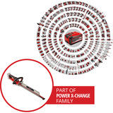 EINHELL Professional Akku-Heckenschere GP-CH 18/61 Li BL-Solo, 18Volt rot/schwarz, ohne Akku und Ladegerät