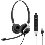 EPOS | Sennheiser IMPACT SC 660 ANC USB, Headset schwarz/silber, Stereo