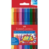 Faber-Castell Grip Filzstift Colour Marker 10er