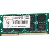 G.Skill SO-DIMM 4 GB DDR3-1066  , für iMac,MacBook/Pro,MacMini , Arbeitsspeicher F3-8500CL7S-4GBSQ, SQ, Retail