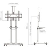 HAGOR Twin HD Stand, Standsystem schwarz, Mobil