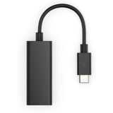 HP USB Adapter, USB-C Stecker > RJ-45 Buchse schwarz, 10cm, Gigabit LAN 10/100/1.000 Mbit/s