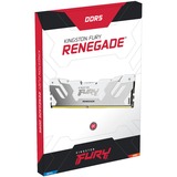 Kingston FURY DIMM 16 GB DDR5-6800  , Arbeitsspeicher weiß, KF568C36RW-16, Renegade, INTEL XMP