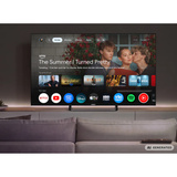 Medion LIFE MD 855701 Google TV, QLED-Fernseher 138.8 cm (55 Zoll), schwarz, UltraHD/4K, Triple Tuner, Chromecast built-in